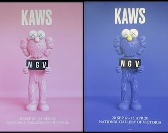 KAWS x NGV Exhibition Poster Gone 額付き il_340x270.5313950308_jpd2.jpg