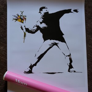 moco musem 限定バンクシー ポスター 80cm×60cm - メルカリ