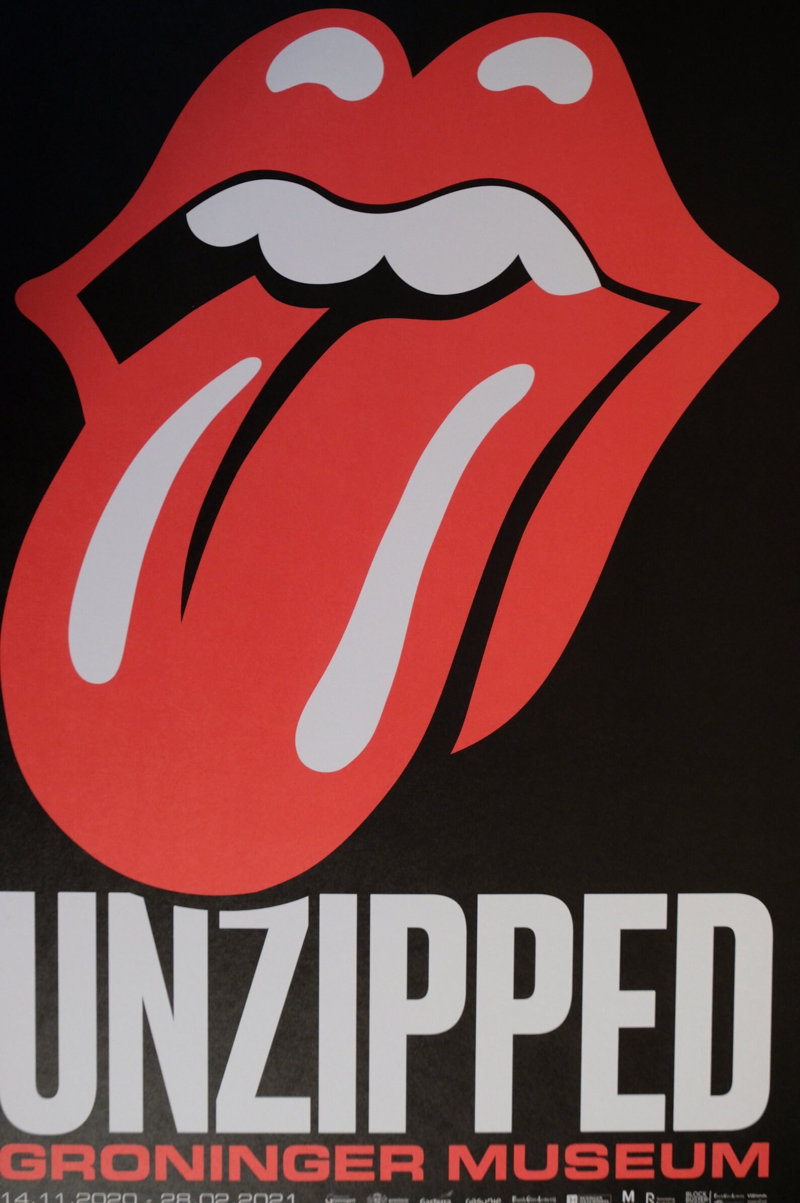 ローリング・ストーンズ「Unzipped」｜オリジナル展覧会ポスター