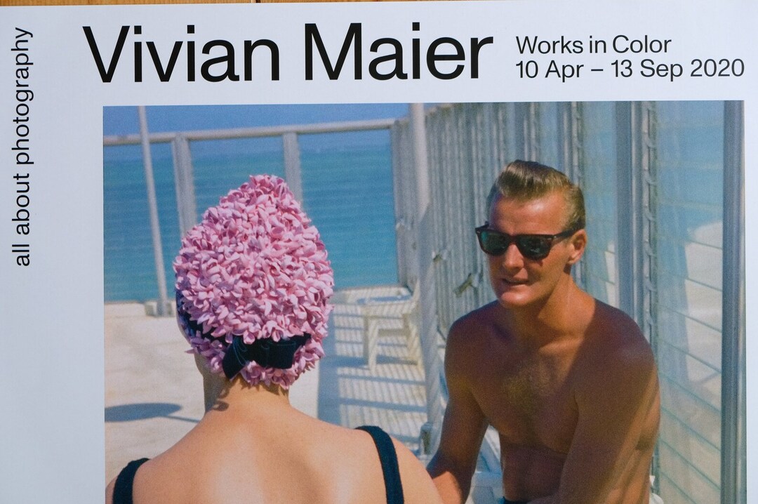 Affiche Exposition Vivian Maier New York - Originale 2020 Grand Format - Photographie