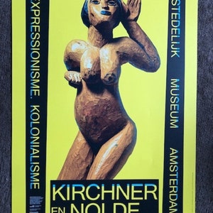 Kirchner & Nolde | Stedelijk Museum Amsterdam | exhibition poster