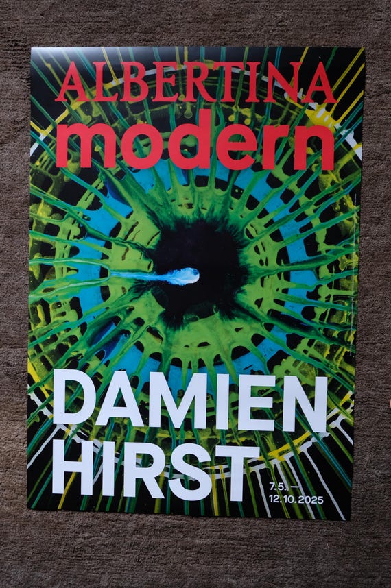 Damien Hirst - Albertina Modern - Original Exhibition Poster - Etsy