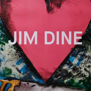 Jim Dine - Albertina Modern - cartel original de la exposición