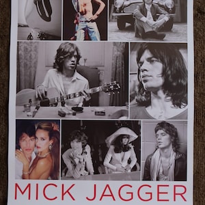 Mick Jagger "El tiempo está de mi lado" | cartel original de la exposición francia