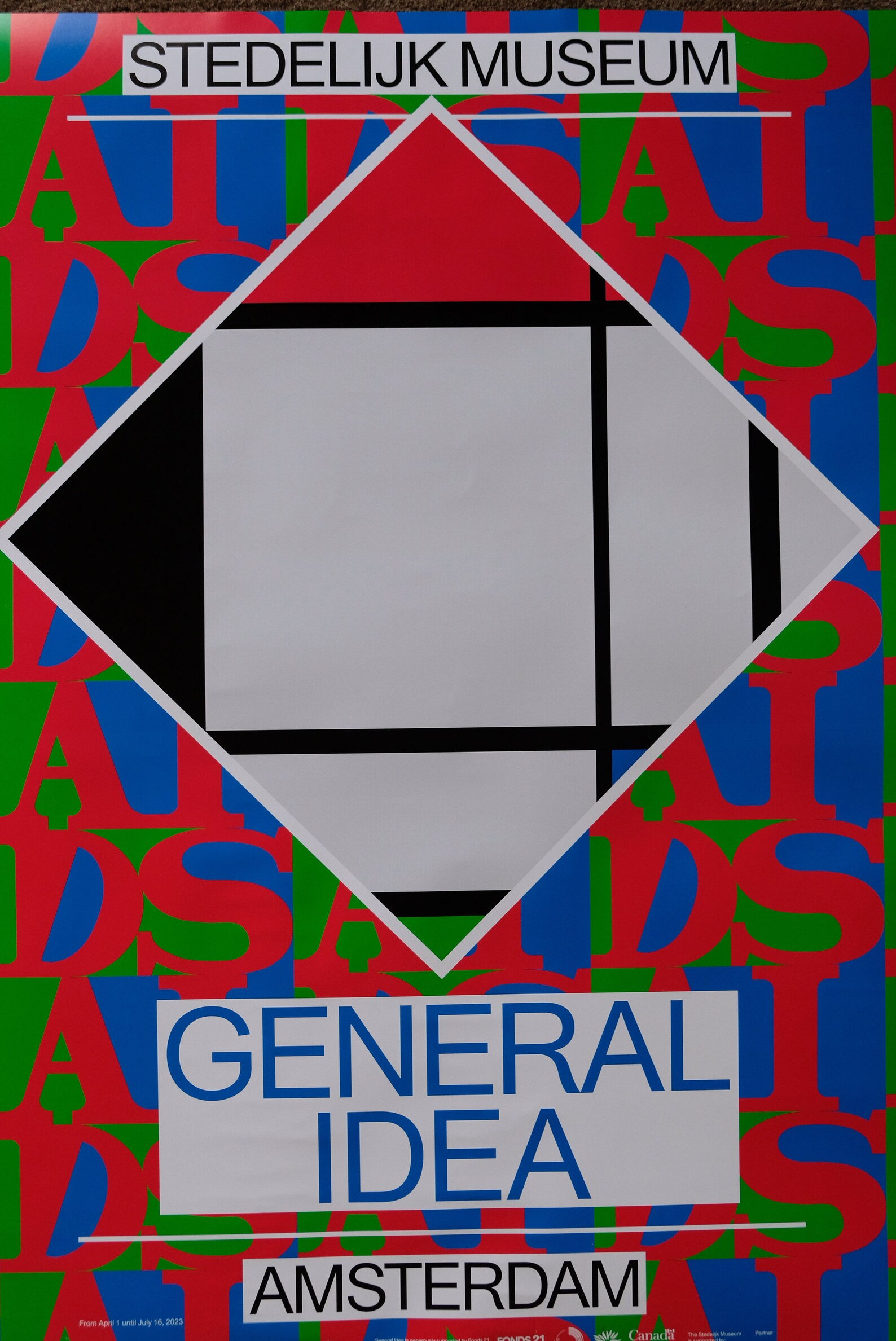 ヴィンテージ Stedelijk Museum 1982 展覧会ポスター Stedelijk Museum Amsterdam | Exhibition Poster 