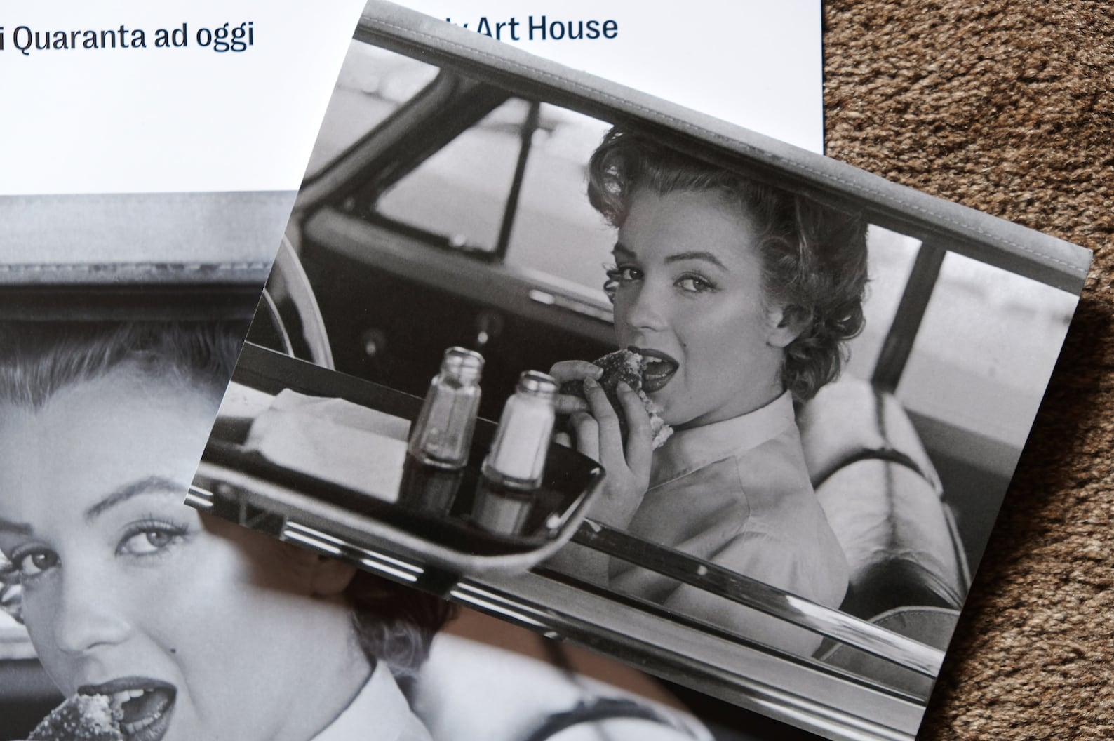 Marilyn Monroe Italy Original Poster With Note Book Etsy