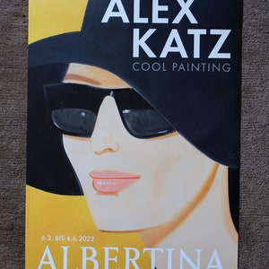 Alex Katz en el Museo Moderno Albertina | Cartel original de la exposición.
