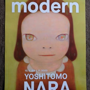 Yoshithomo Nara - Albertina Modern - cartel original de la exposición