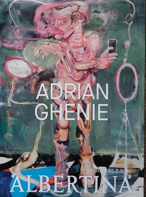 Adrian Genie - Albertina Modern - Original Exhibition Poster - Etsy