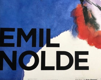 エミール・ノルデ、オリジナル展覧会博物館ポスター - Etsy 日本