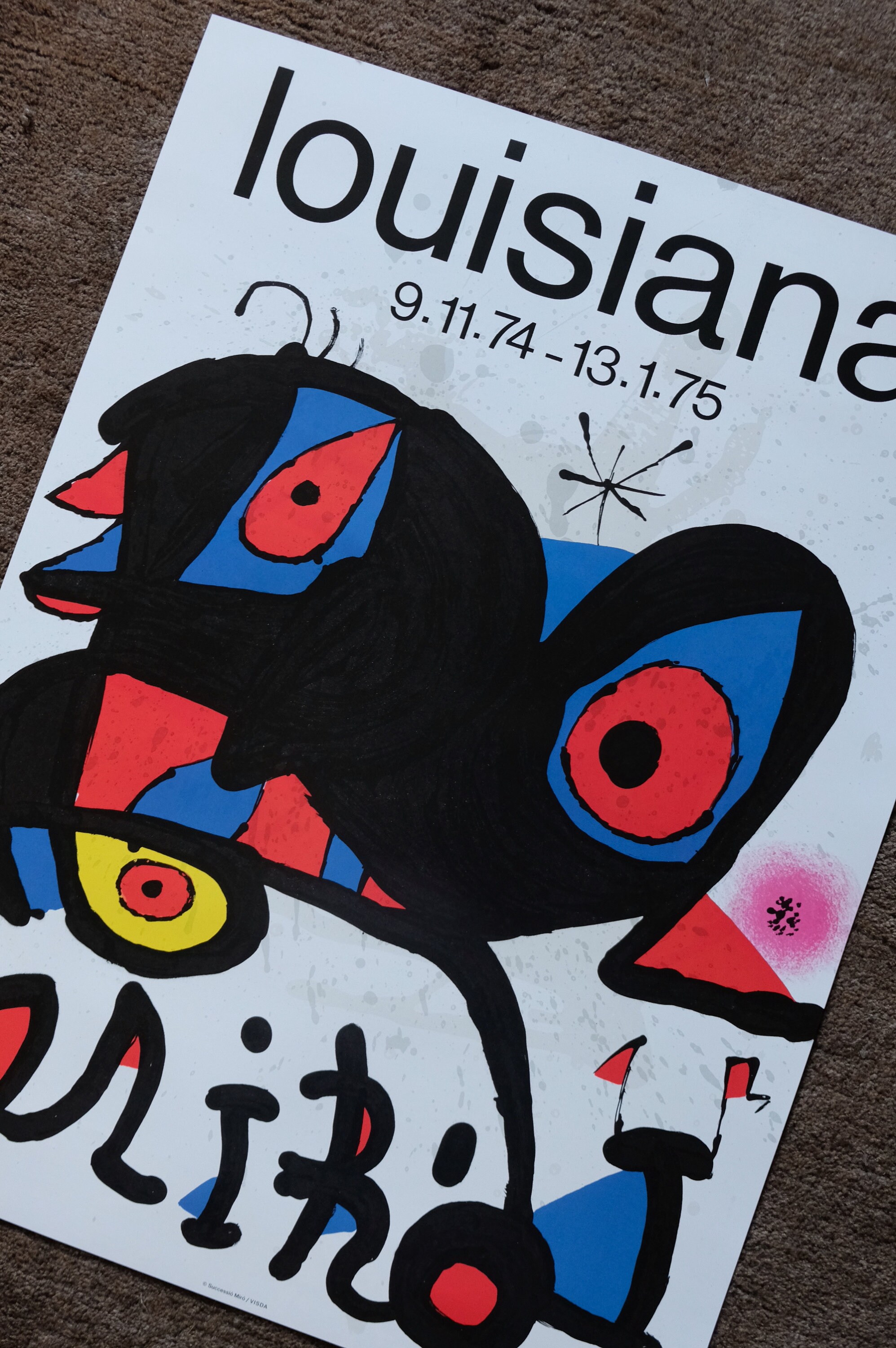 Joe Miro | Original Exhibition Poster Louisiana Museum Modern Art
