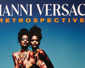 Gianni Versace 'retrospective' | Original Exhibition Poster - Etsy