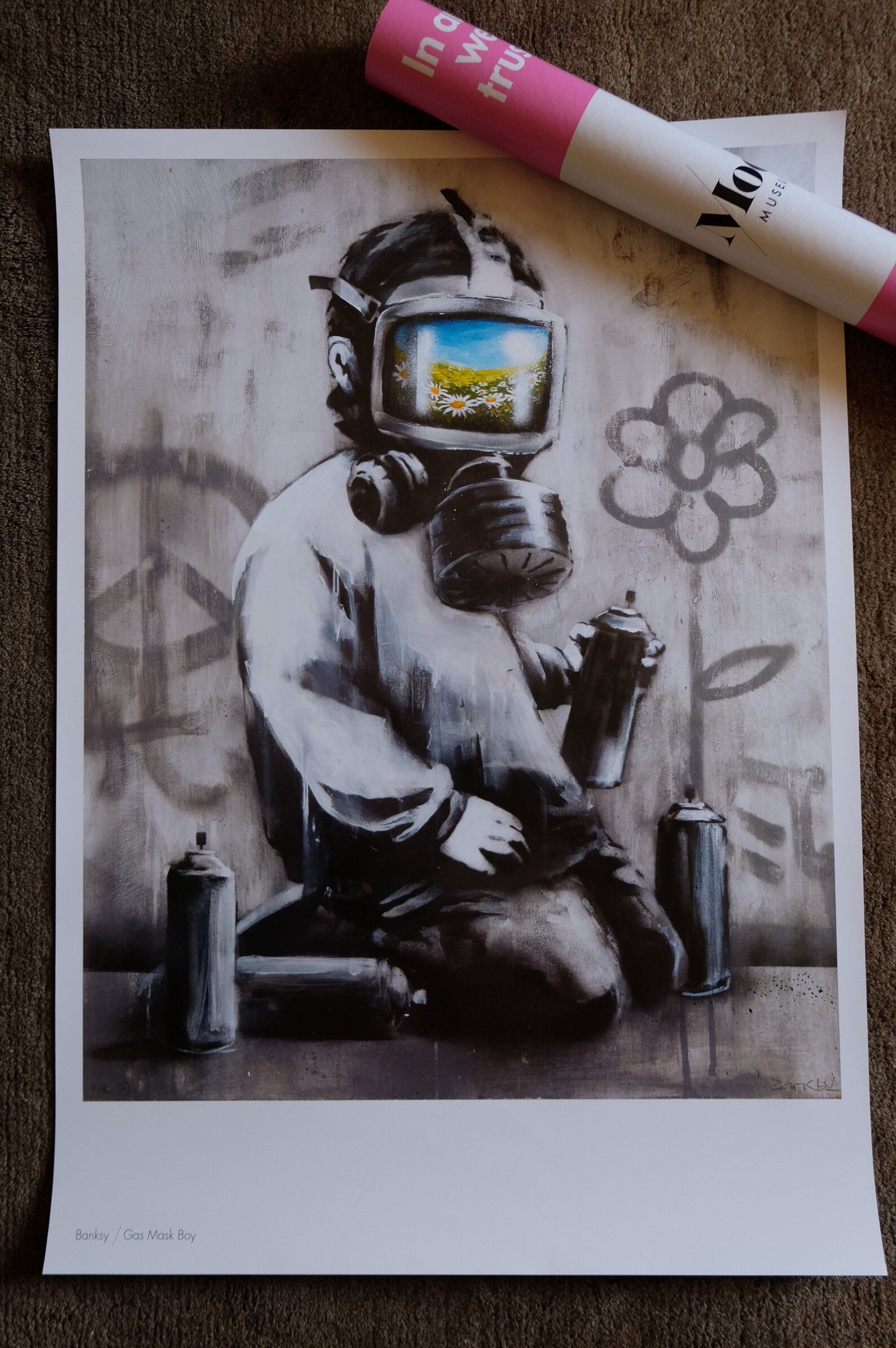 moco musem 限定バンクシー　ポスター　80cm×60cm MOCO museum original museum poster Banksy / Dali 2016 | eBay