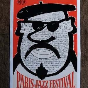 Paris Jazz Festival - Newport Jazz - poster