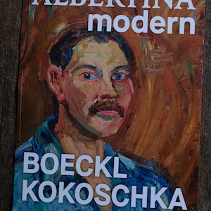 Boeckl Kokoschka - Albertina Modern - cartel original de la exposición