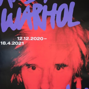 Andy Warhol Ludwig Museum Exposition &quot;Now&quot; | original exhibition poster