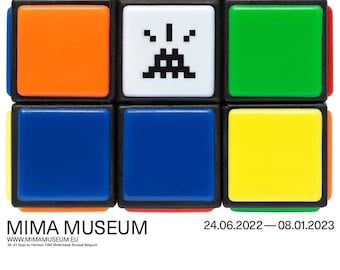 INVADER限定版 - RUBIKCUBIST- オリジナルMIMA版ストリートアート壁