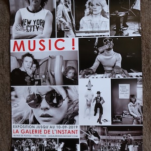 Música | cartel original de la exposición francia