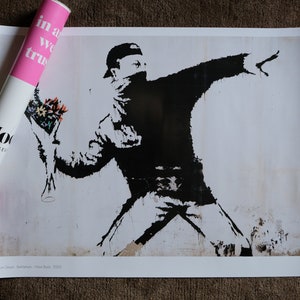 Banksy &quot;Ash Salon Street - Bethlehem&quot; Moco Museum Amsterdam - Netherlands