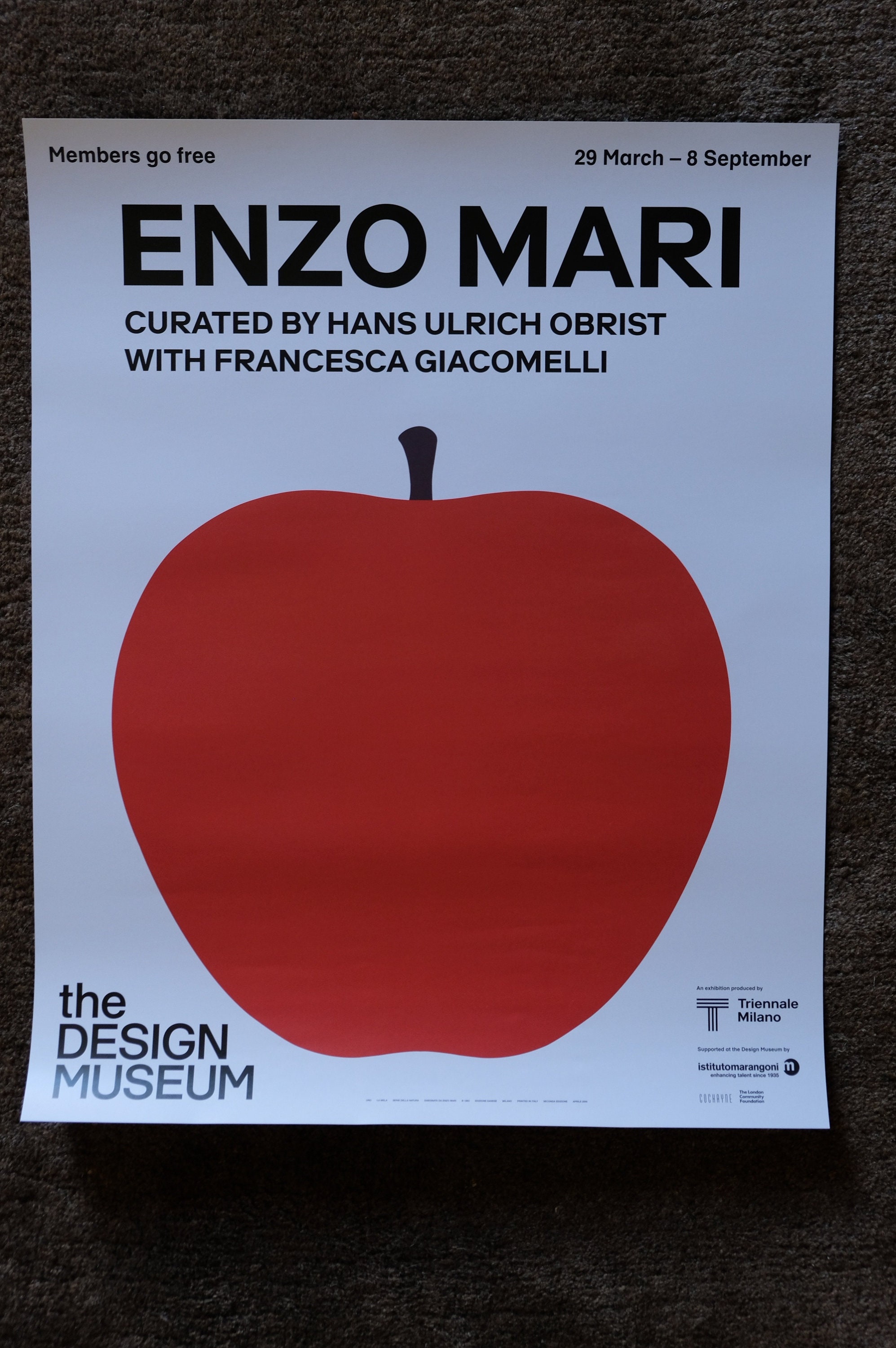 Enzo Mari - Design Museum London - 