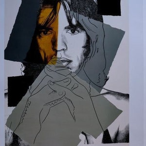 Mick jagger andy warhol poster - Etsy 日本