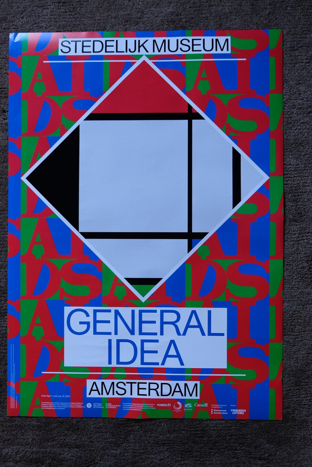 ヴィンテージ Stedelijk Museum 1982 展覧会ポスター il_1080xN.5372012449_3ik0.jpg
