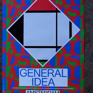 Stedelijk Museum Amsterdam | exhibition poster &quot;General Idea&quot;