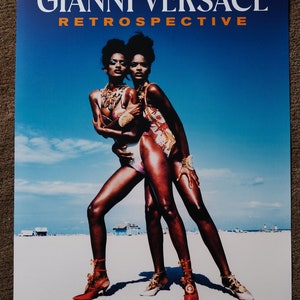 Gianni Versace „Retrospektive“ | Originales Ausstellungsplakat Groningen Museum Niederlande