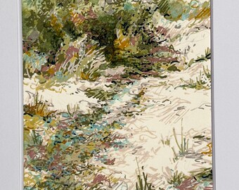 Original Art Card – Forest Path Miniature Painting