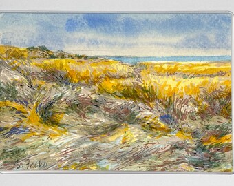 Original Art Card - Shoreline Path Miniature Painting