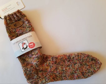 WollSocken, WollStrümpfe, handgestrickt, 32 - 35, mehrfarbig, bunt, Handarbeit, Wolle, Stricken, Kindersocken, dick und warm, Kinderstrümpfe