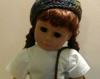 Multi-colored hat and purse