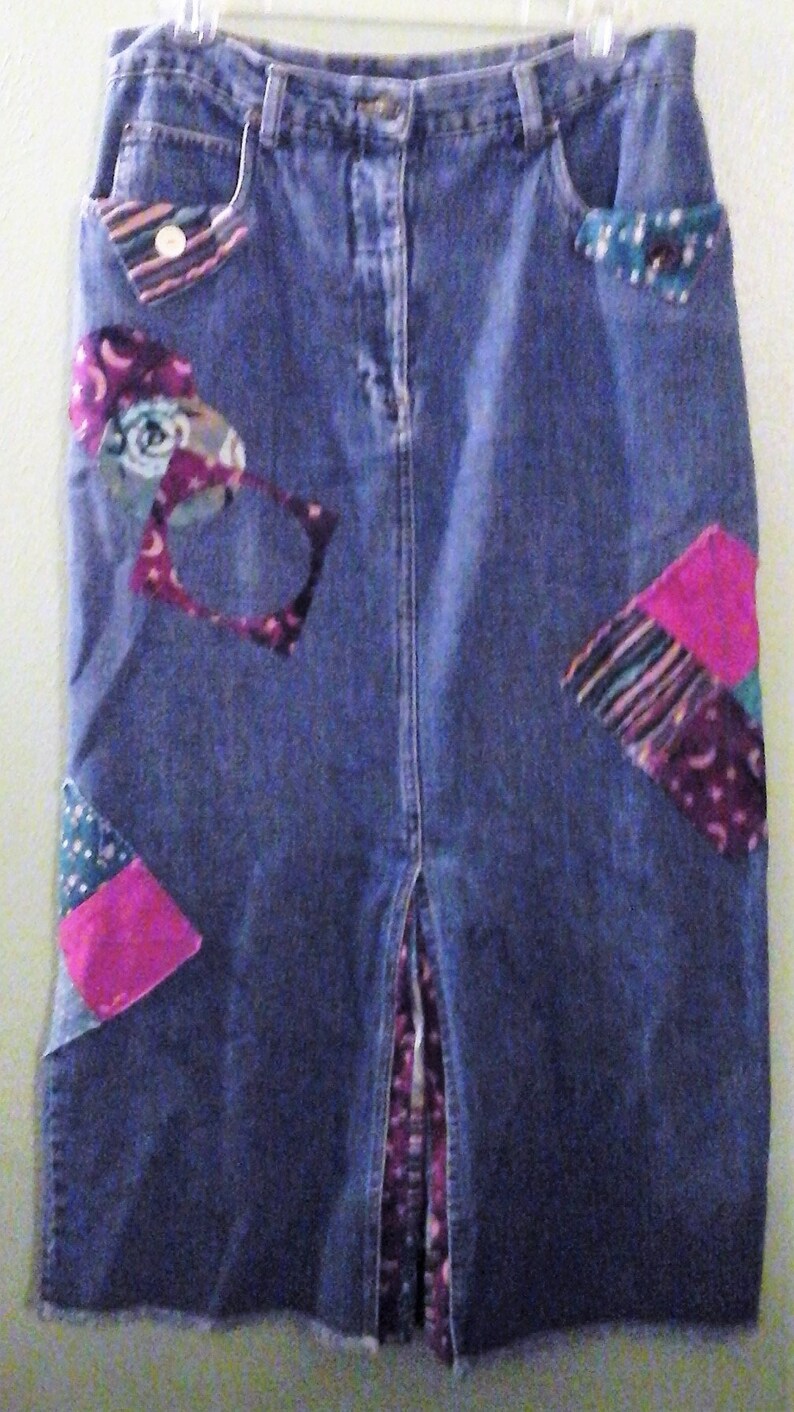 jean jacket and jean skirt set