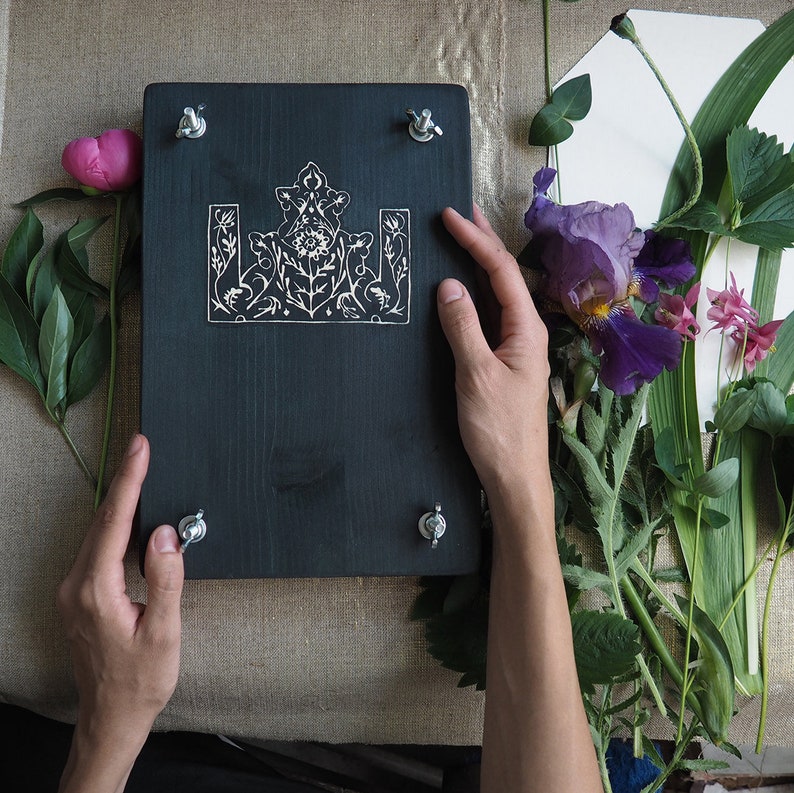 Leaf Flower Press Kit Book Handmade Plant For Diy Herbarium And Dried Flowers Botanical Lover Gift