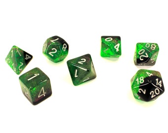 Necromancer Dice | Dungeons and Dragons, D&D, Pathfinder RPG Polyhedral Dice Set