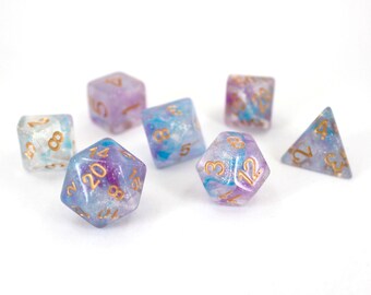 Glam Rock Dice | Dungeons and Dragons, D&D, Pathfinder RPG Polyhedral Dice Set