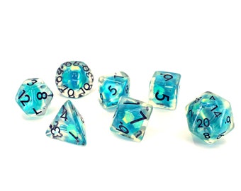 Mermaid's Tail Dice | Dungeons and Dragons, D&D, Pathfinder RPG Polyhedral Dice Set