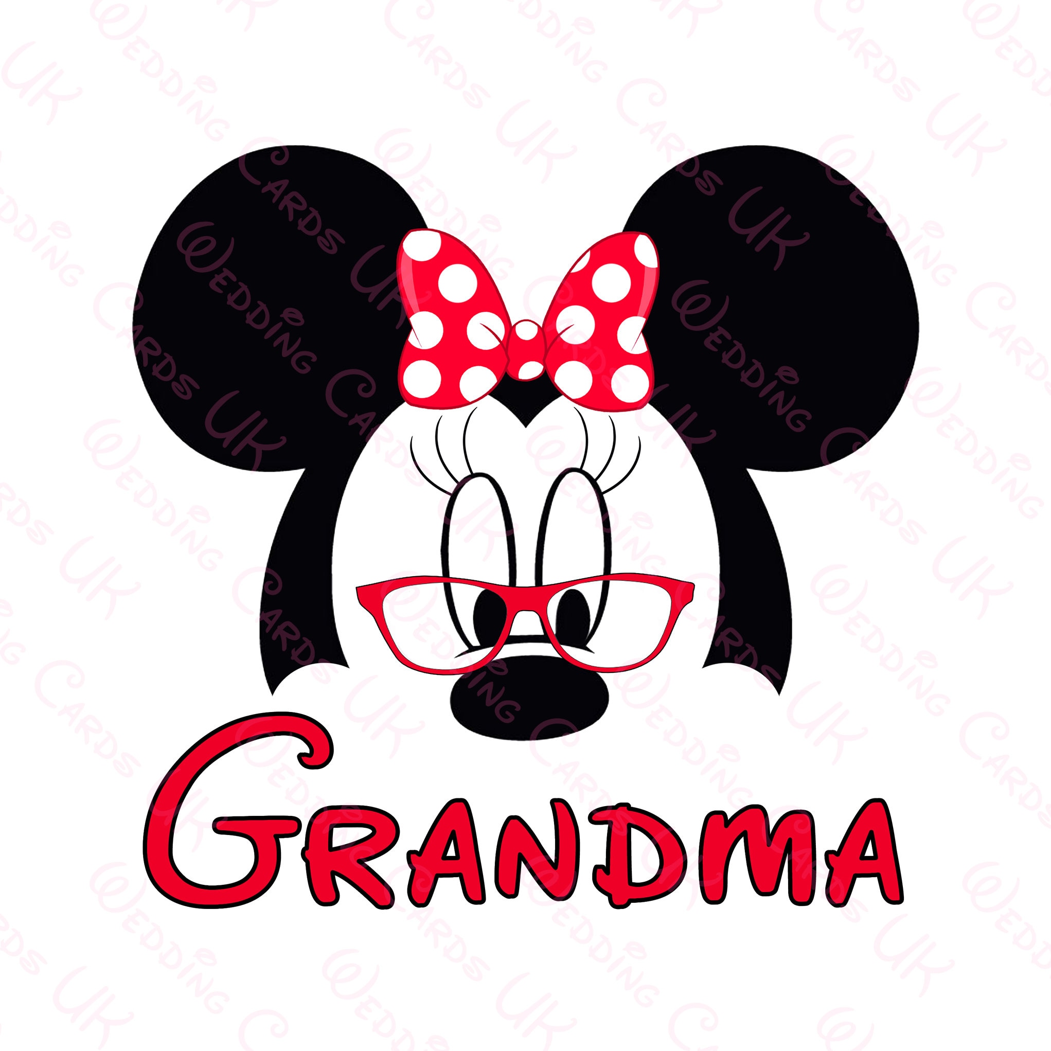 Download Grandma Minnie Mouse Mom Mickey Mouse Dad DIY | Etsy