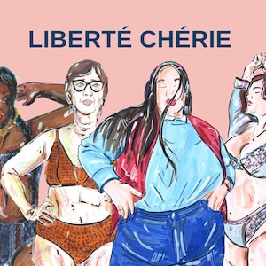 Carte A6 - liberté chérie