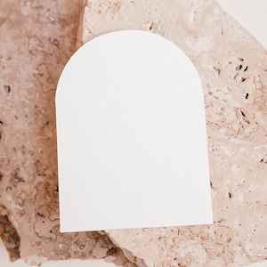 DIY bride invite invitation arched card stock for cards