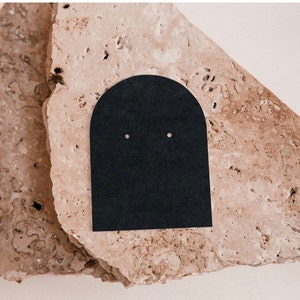 Black arch earring card blanks for jewellery display sale