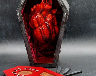 XL Human Heart and coffin box