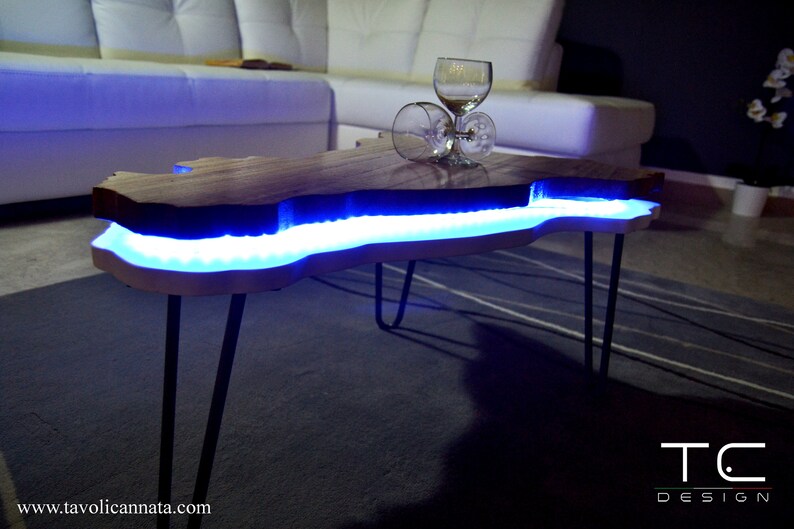 Wooden Coffee Table Modern Unique Image 0