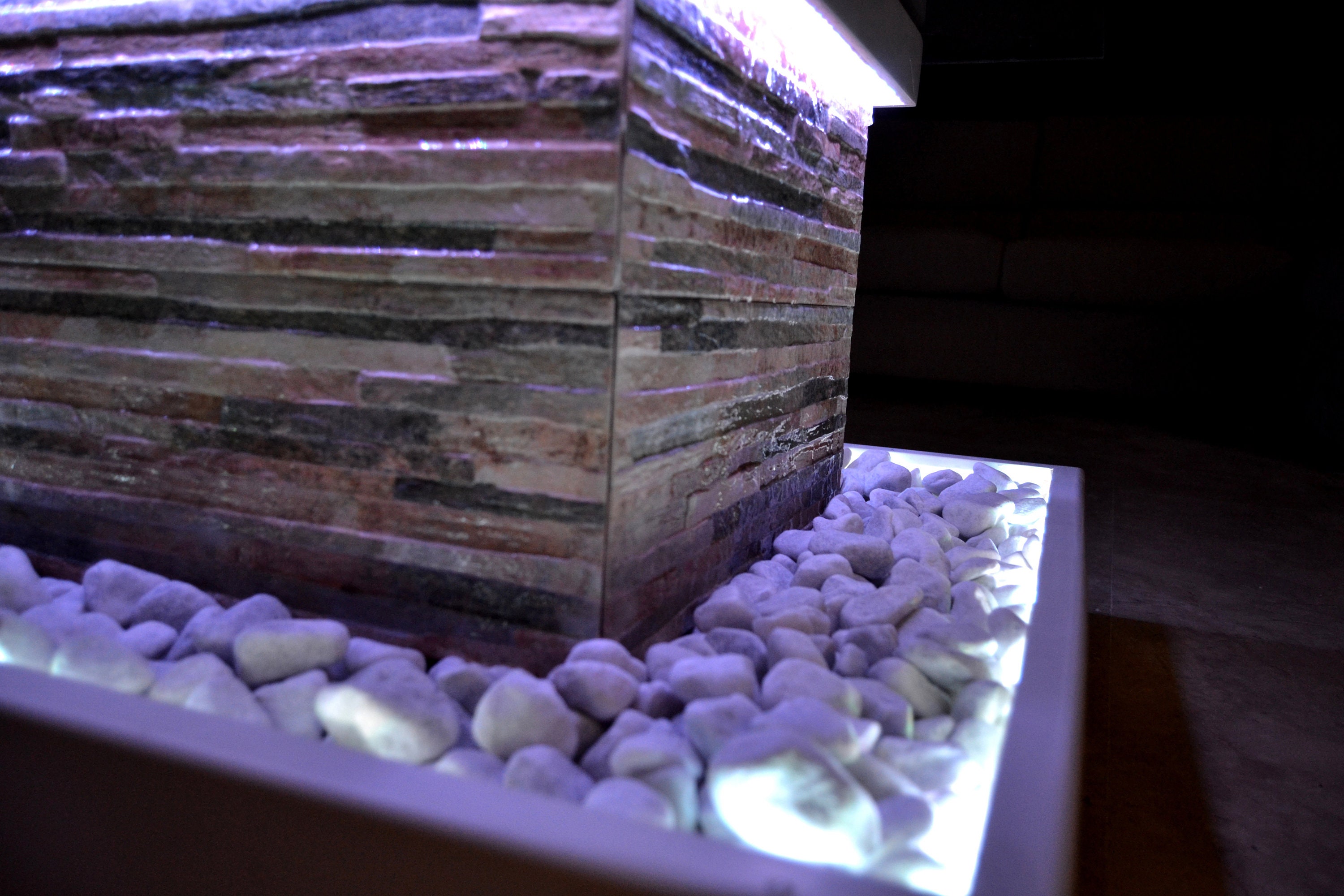 Modern coffee table with integrated water fountain indoor | Etsy