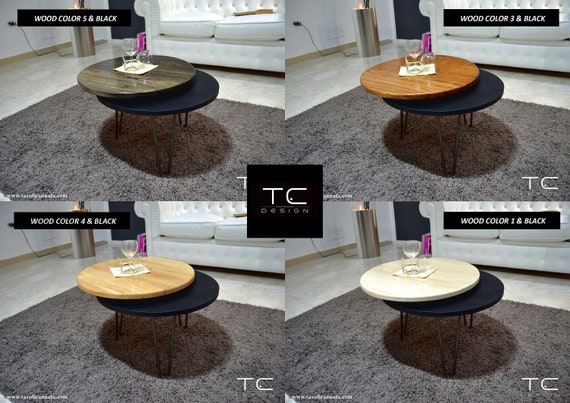 Round Wooden Coffee Table With Led Lights Eclissi Model Uk Round Wooden Coffee Table With Led, Round Light Color Wood Coffee Table