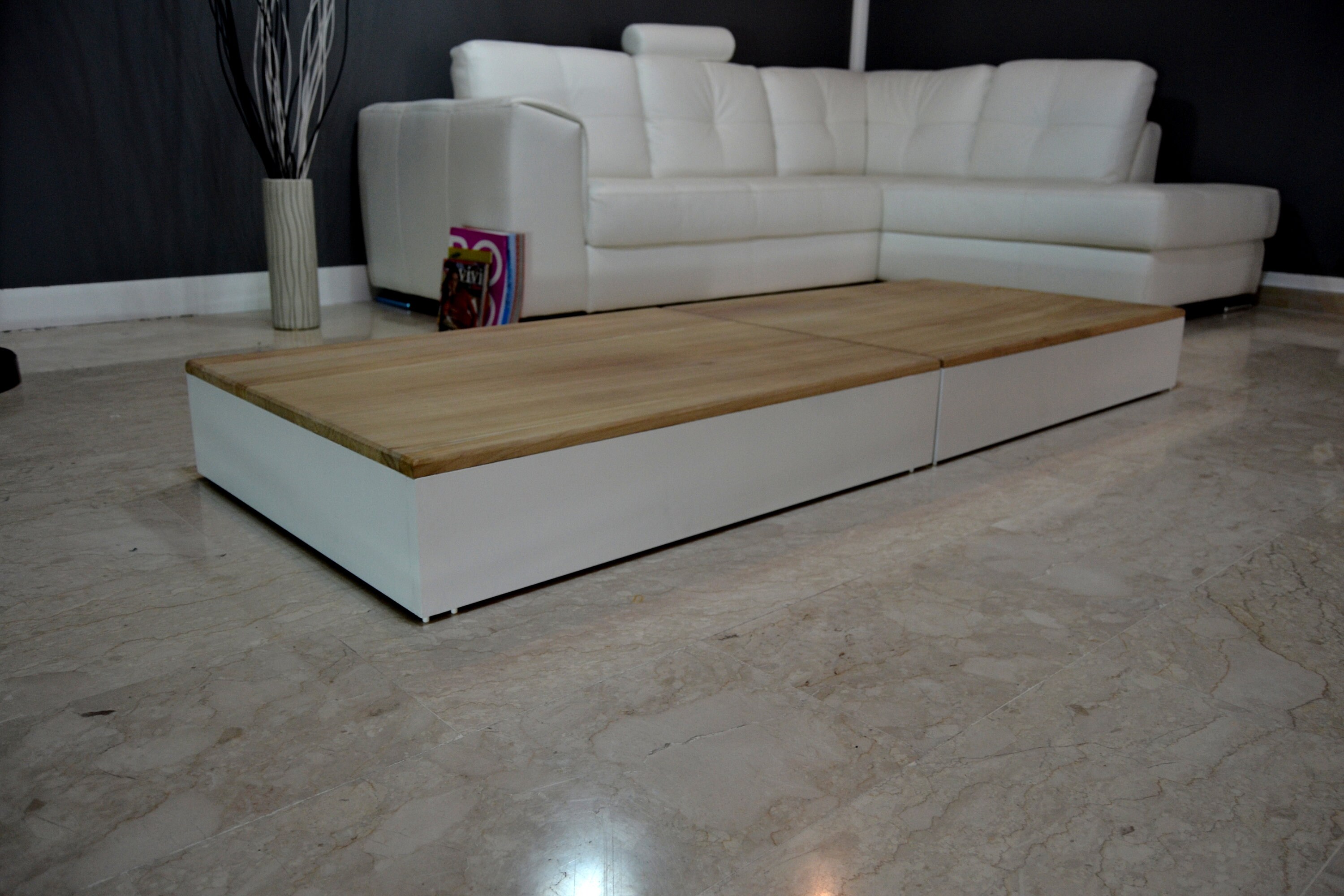 Modern Coffee Table Convertible Into a Guest Bed Unique Etsy