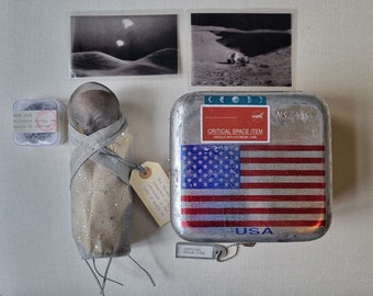 Kit de descubrimiento de alienígenas grises Moonchild, Misión Apolo de la NASA, Conjunto espacial de curiosidad, Regalo de fantasía