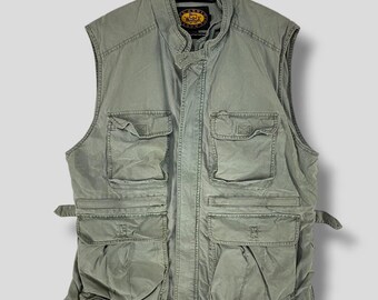 ウェア Vintage Canon Photographer Vest Canon Vintage Camera Employee Multi Pockets USA Made Photographers