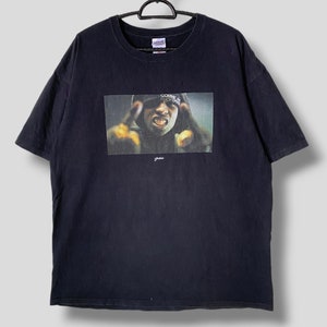 Vintage Y2K Asap rocky Goldie single promo distressed tshirt american rapper streetwear casual hip hop rap tees black XLarge