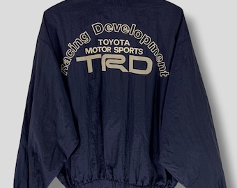 TRD TOYOTA MOTOR SPORTS ナイロンジャケット Vintage TRD Toyota Racing Motor Sports Racing Jacket - Etsy